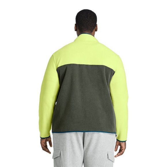 Lands' End Men's Big and Tall Heritage Fleece Snap Neck Pullover - Picture 5 of 5